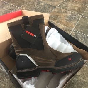 Wolverine Overman NT 10” Steel toed boots